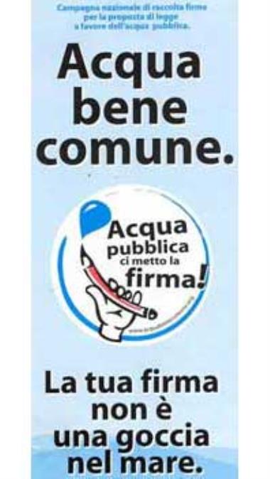 Acqua Bene Comune